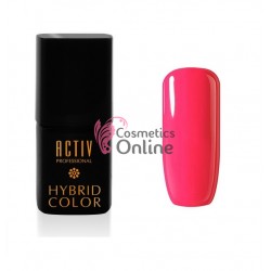 Oja Semipermanenta Activ Hibrid Color UV 15ml Cod 17 Soda Pink Roz, art ACP